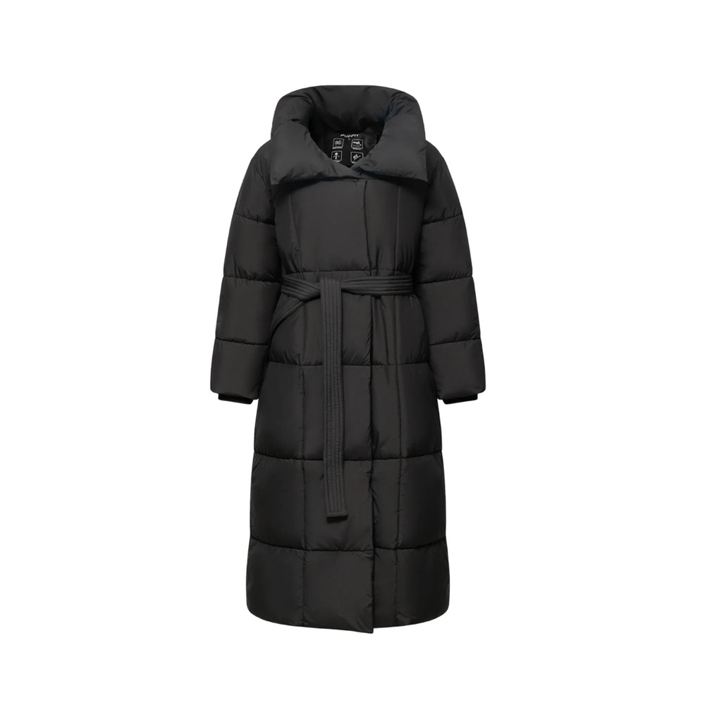 NWT PUFFIT Black Long Puffer Coat (XL)